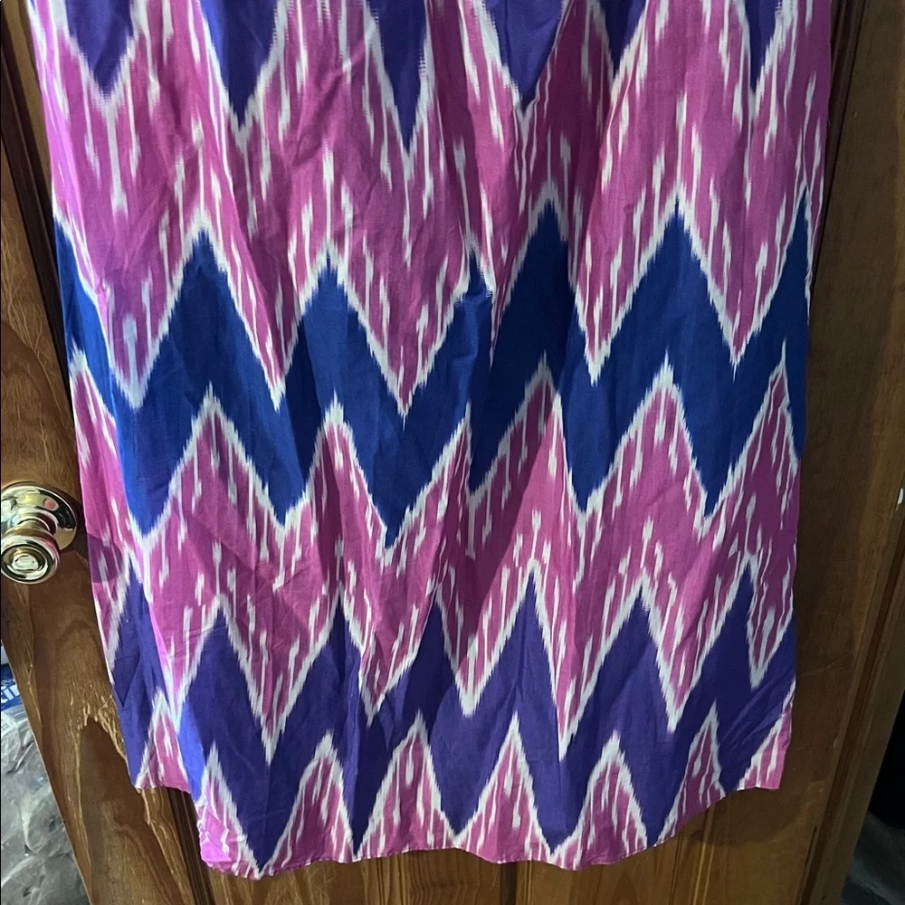 Zara Vibrant Pink and Purple Strapless Maxi Dress/Skirt